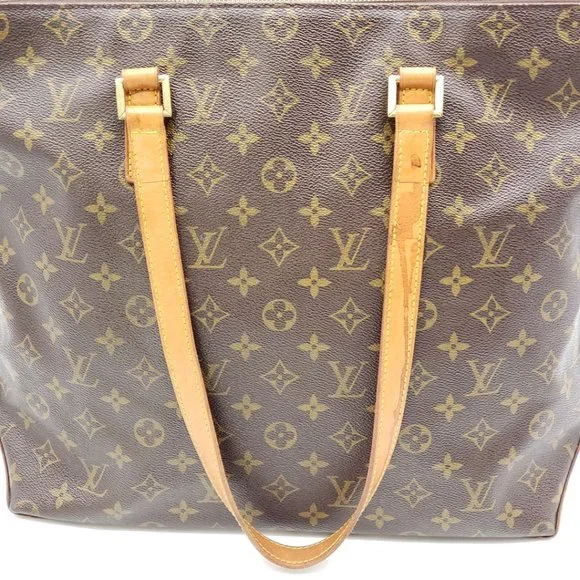 100% Authentic Louis Vuitton Cabas Mezzo Brown Monogram Tote Bag - Picture 5 of 15